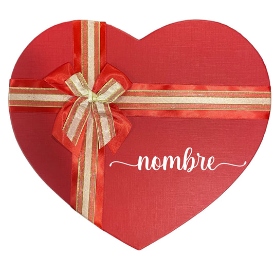 Caja de Regalo Corazón: Peluche, Taza y Nombre Personalizado